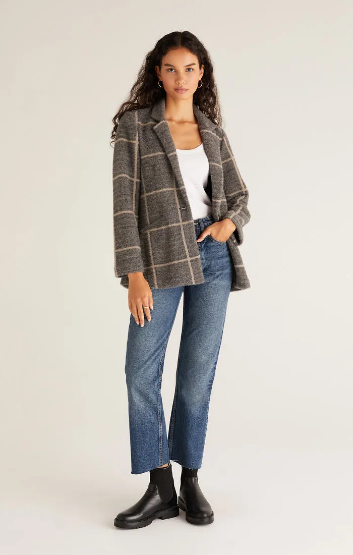 Anna Plaid Blazer