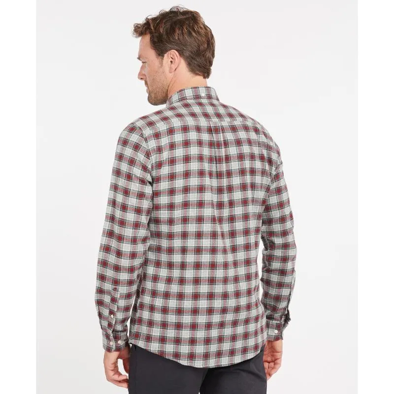 Barbour Alderton Tailored Mens Shirt - Grey Marl