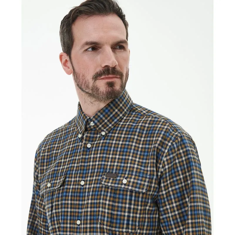 Barbour Foss Mens Tailored Shirt - Navy