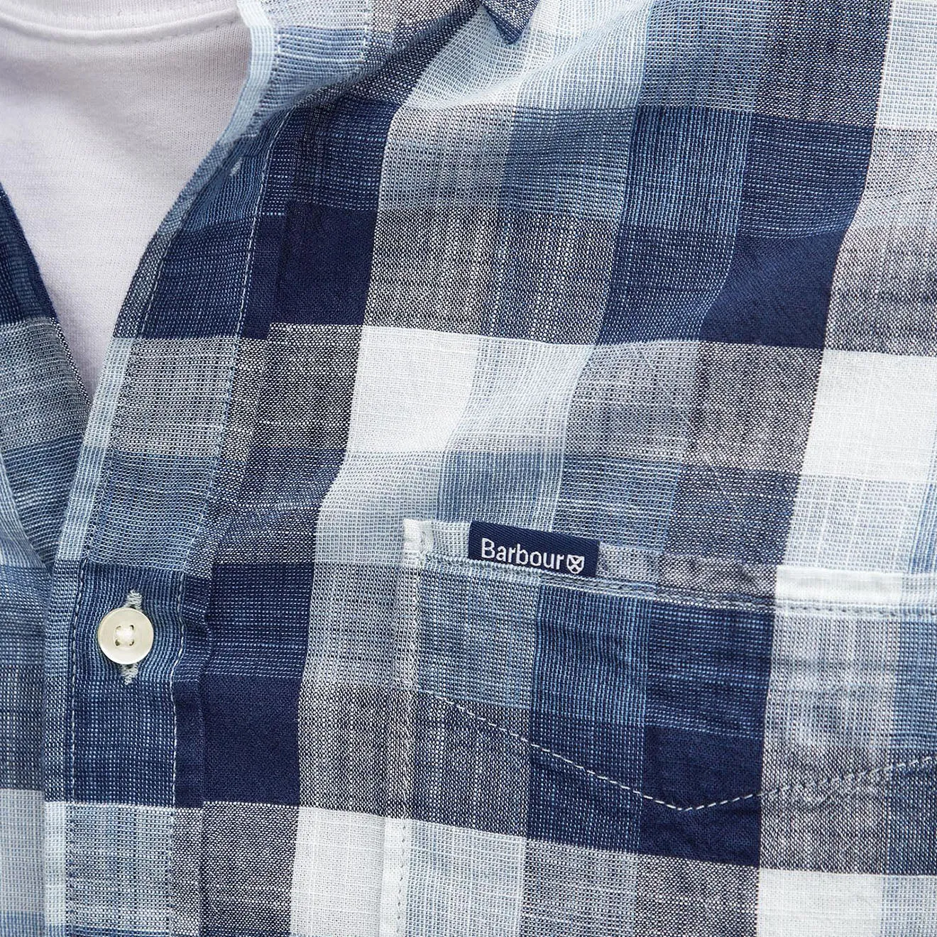 Barbour Hillroad Tailored Shirt Classic Navy