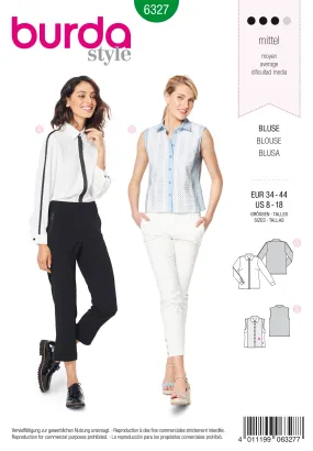 Burda Pattern 6327 Misses' shirt