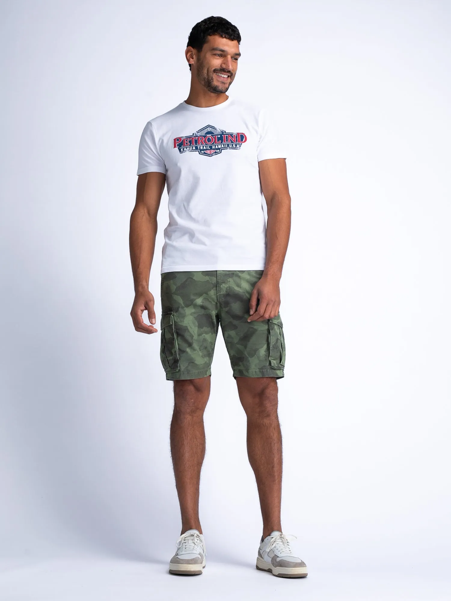 Camouflage Cargo Shorts Wavelet