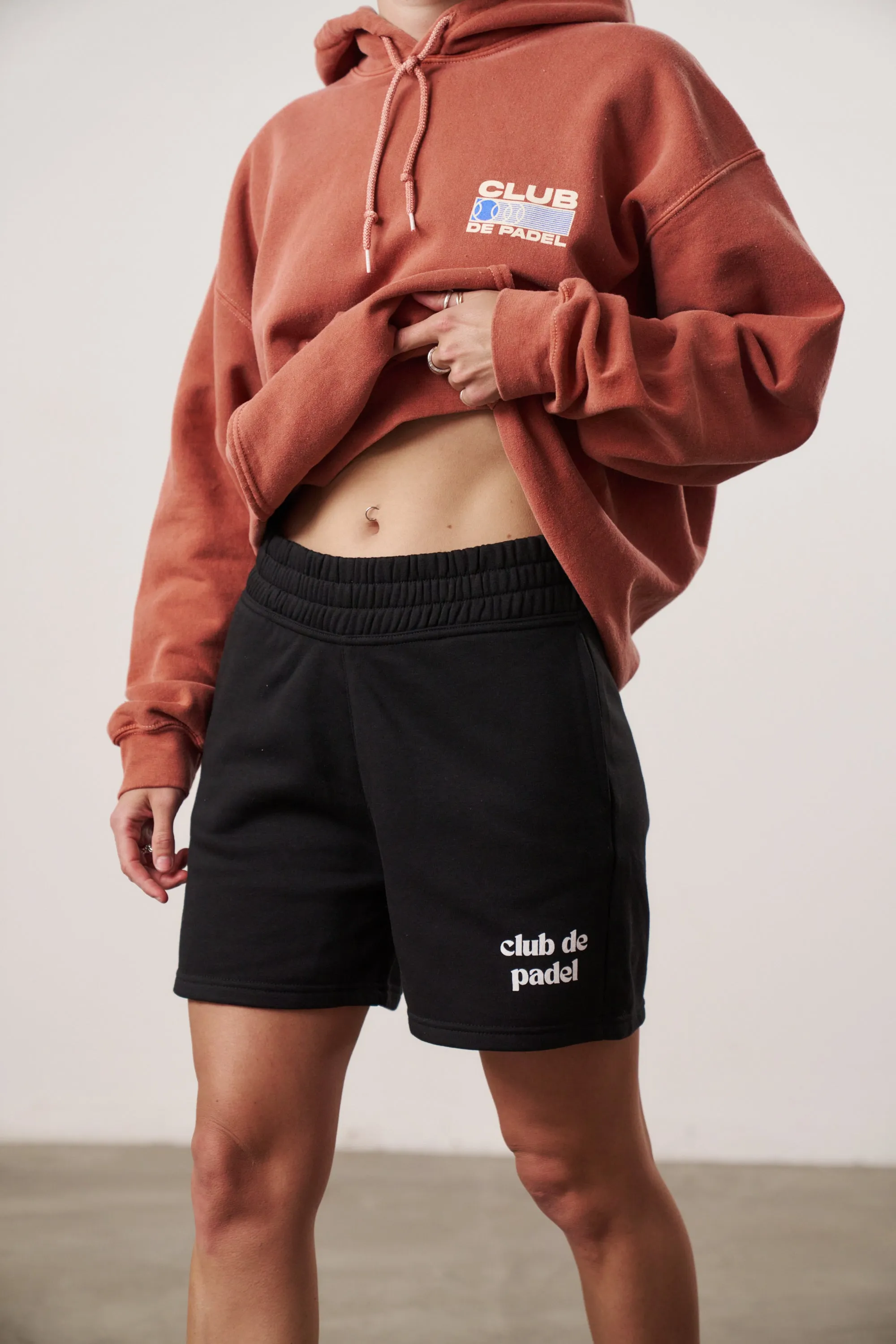 Club de Padel Logo WMNS Jogger Shorts - Black