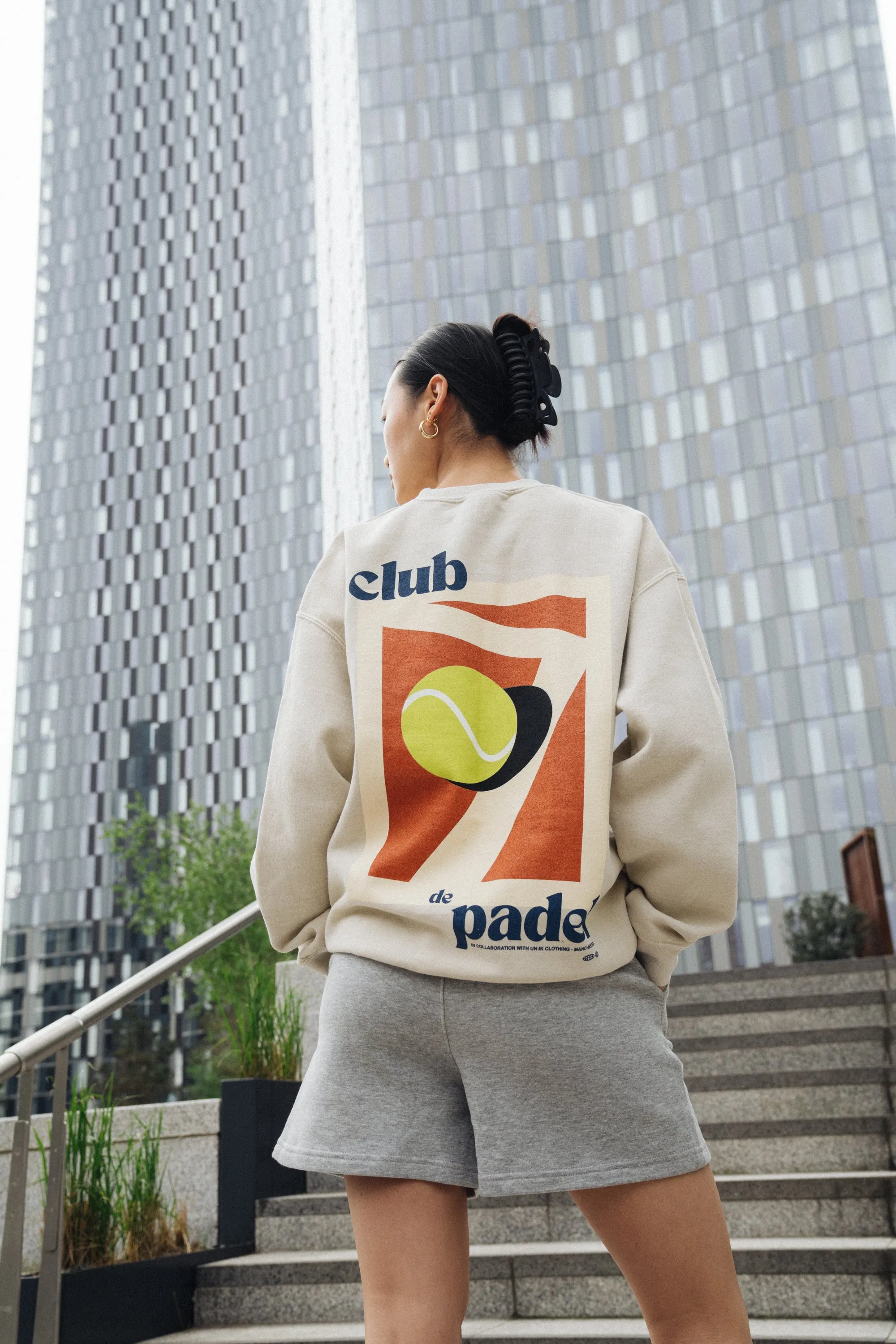 Club de Padel Logo WMNS Jogger Shorts - Grey