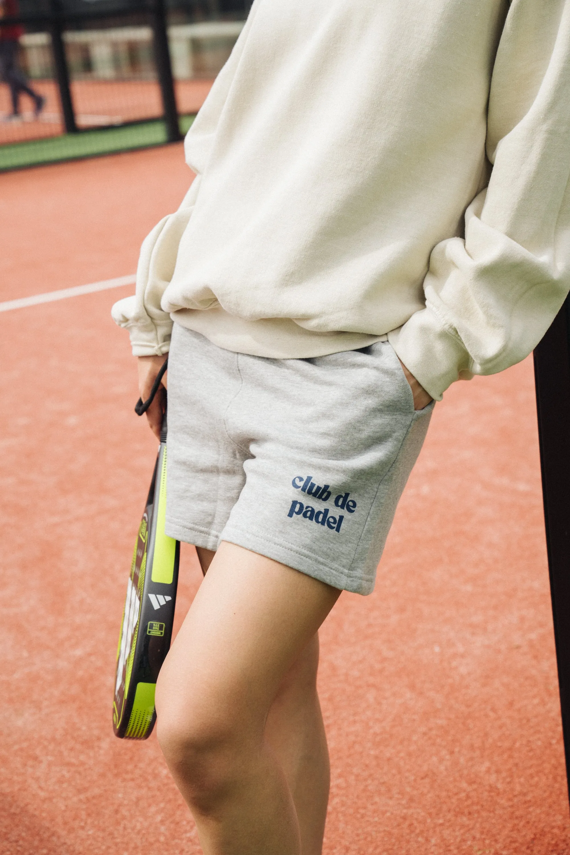 Club de Padel Logo WMNS Jogger Shorts - Grey