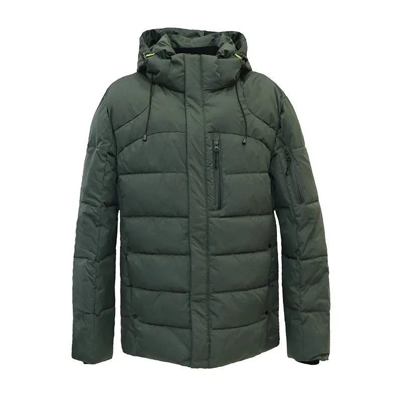 Cotton Padded Men's Parka Jacket