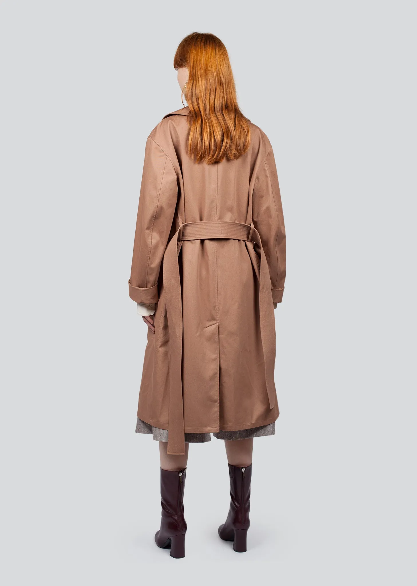 Cotton Twill Trench Coat