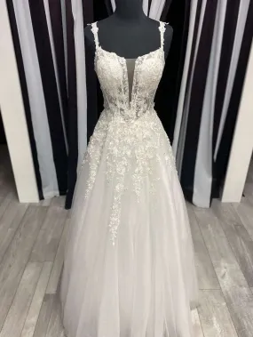 Elegant Ivory Lace Prom Dresses, Wedding Dresses, Popular Prom Dresses, 2020 Prom Dresses