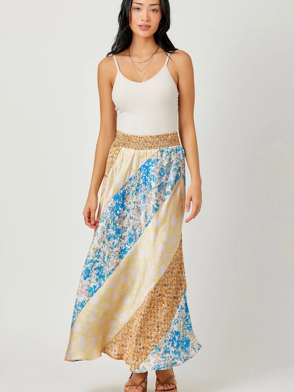 Emmeline Print Skirt - Freesia Mix