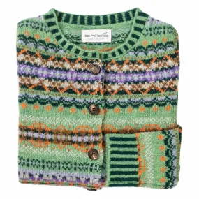 Eribe Westray Fairisle Cardigan in Meadow