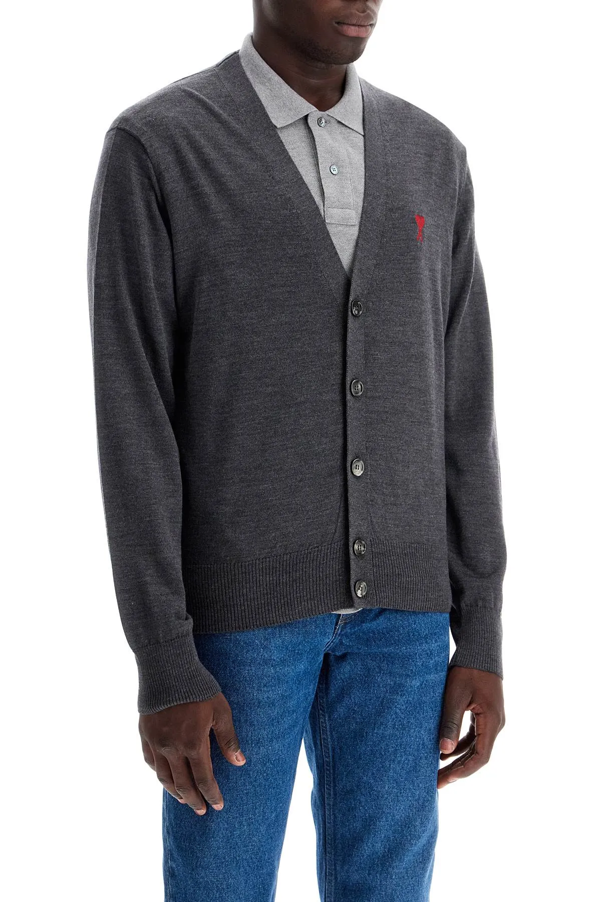 extrafine merino wool cardigan