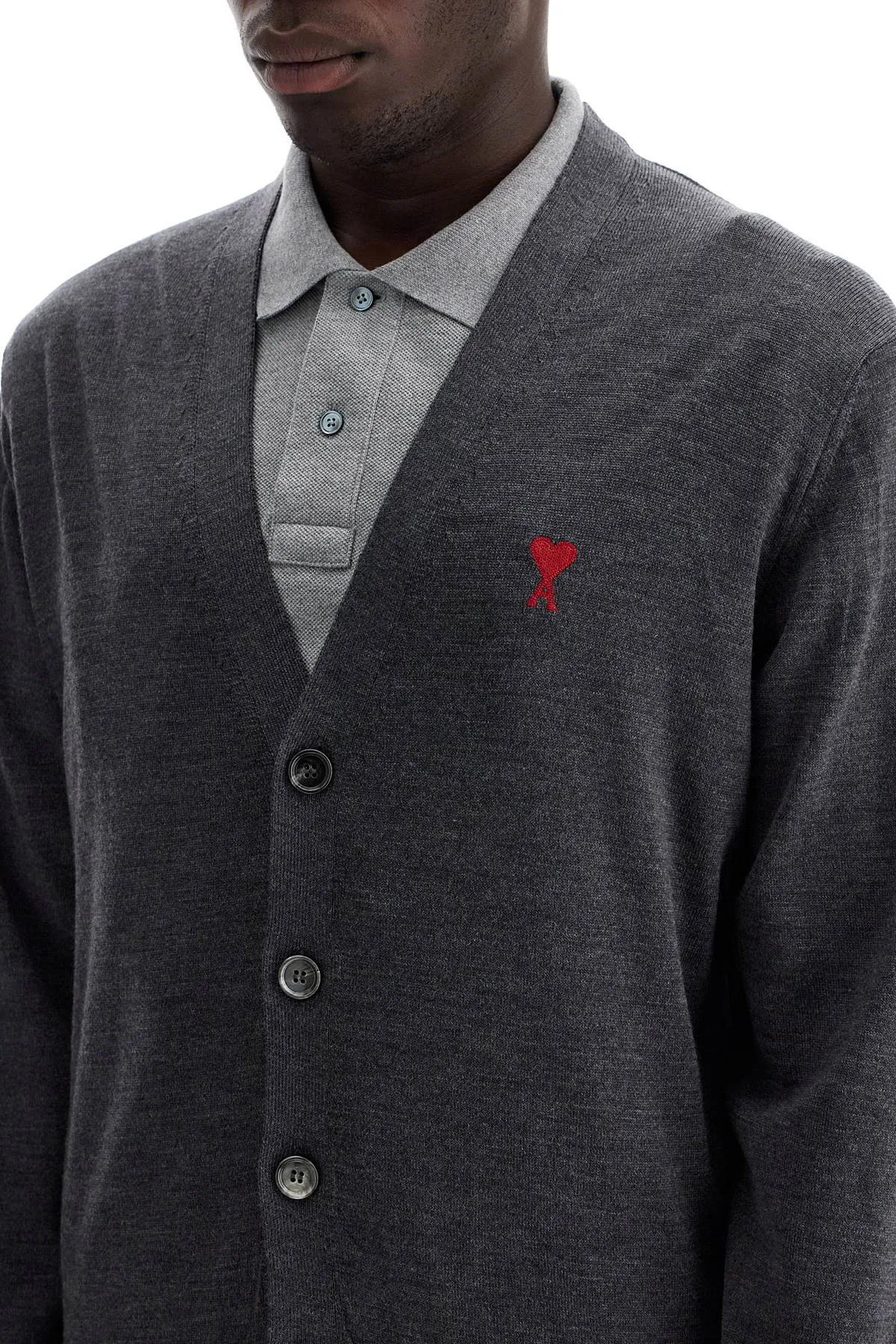 extrafine merino wool cardigan