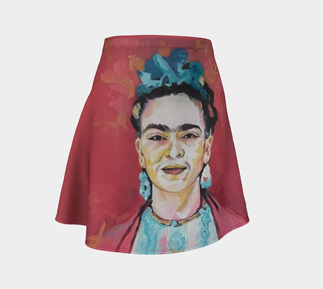 Flare skirt - Frida 2 pink