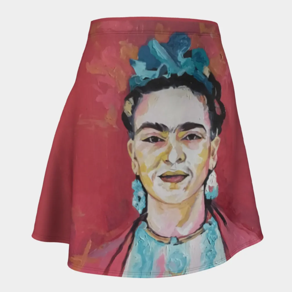 Flare skirt - Frida 2 pink