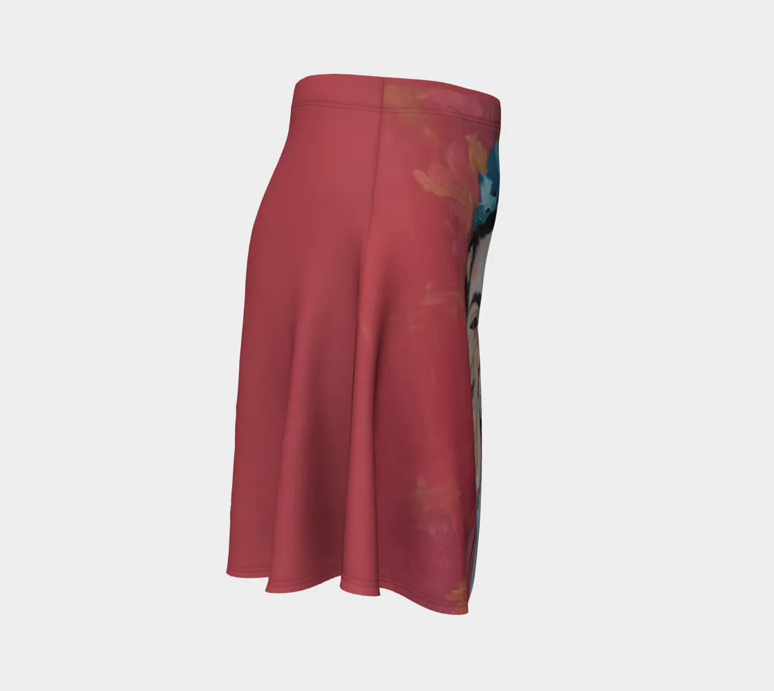 Flare skirt - Frida 2 pink