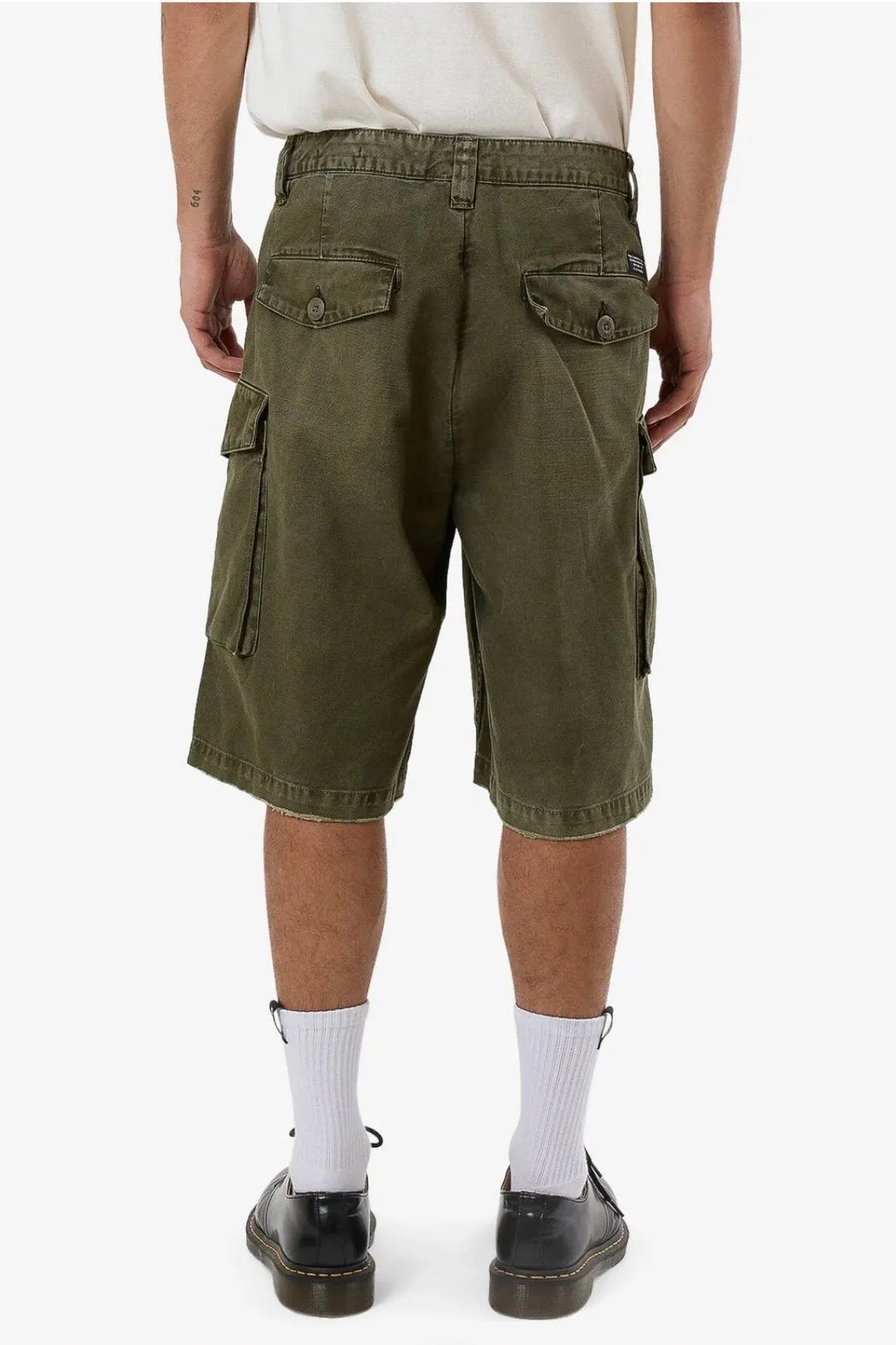 Issued Big Slacker Cargo Short Grape Leaf