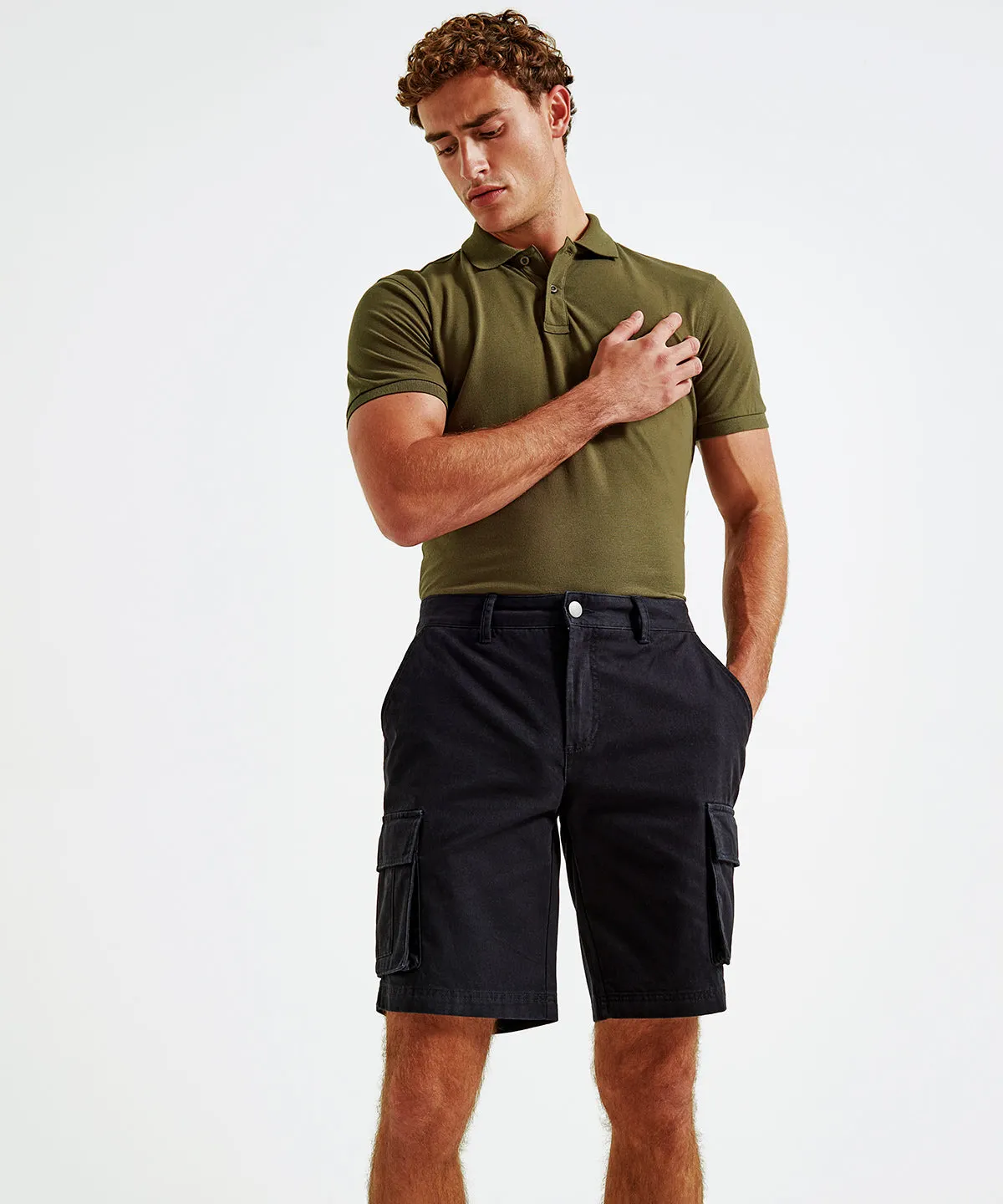 Mens cargo shorts | Slate