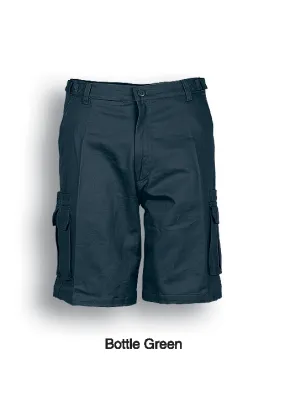 Mens Cargo Work Shorts - Bottle