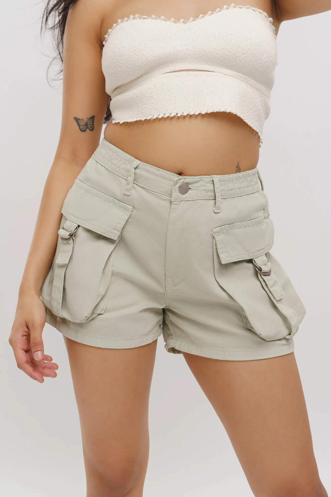 Minty Cargo Shorts