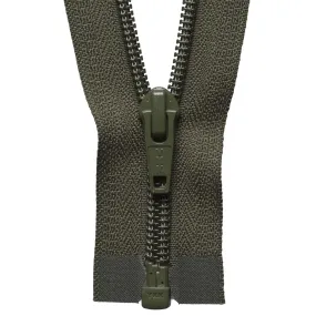 Nylon Open End Zip - 76cm - Khaki