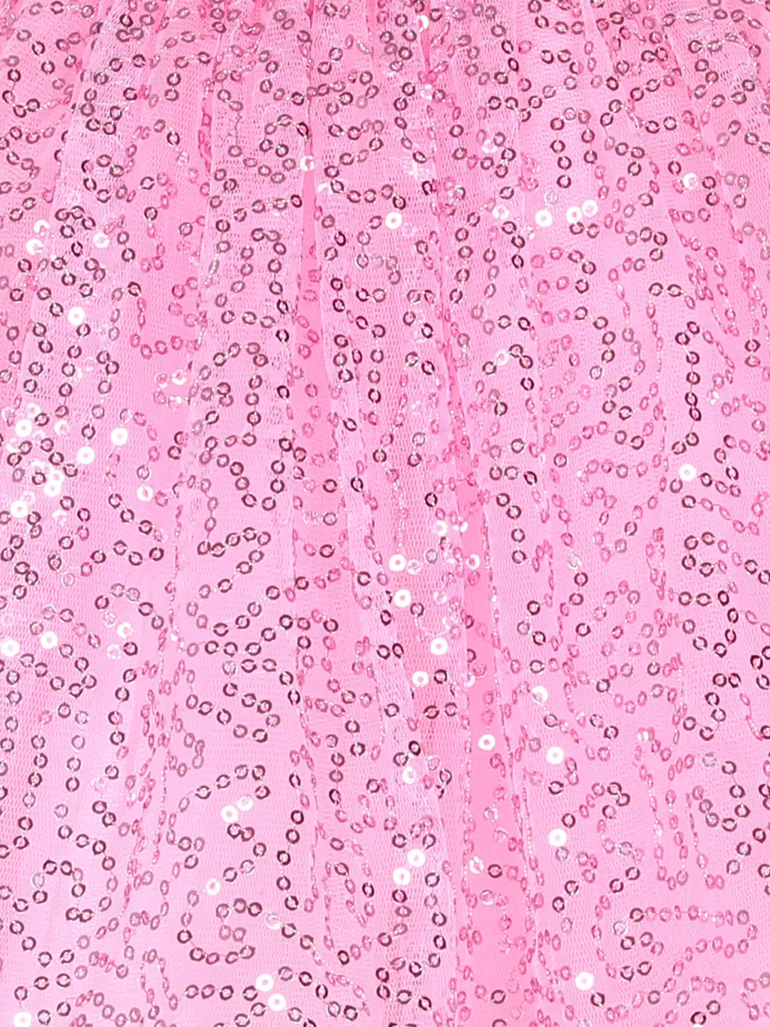 Pink Chick Sequins Skirt -Pink