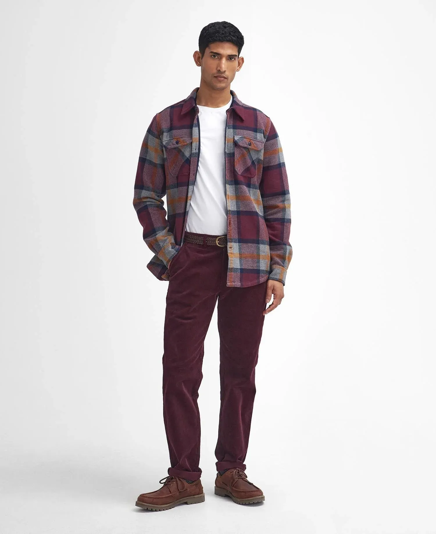 Rhobell Tailored Long-Sleeved Shirt - Merlot