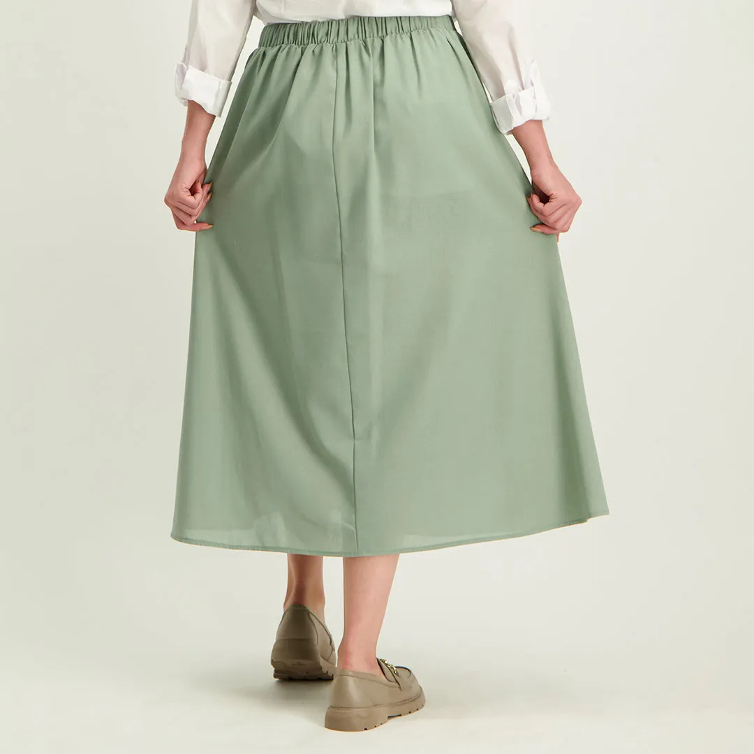 Sage Flare skirt