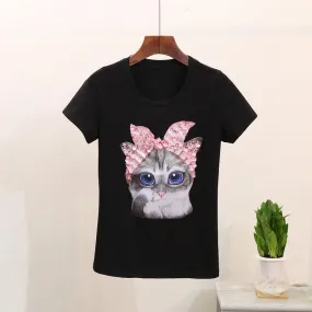 SO SERIOUS CAT FASHION TEE