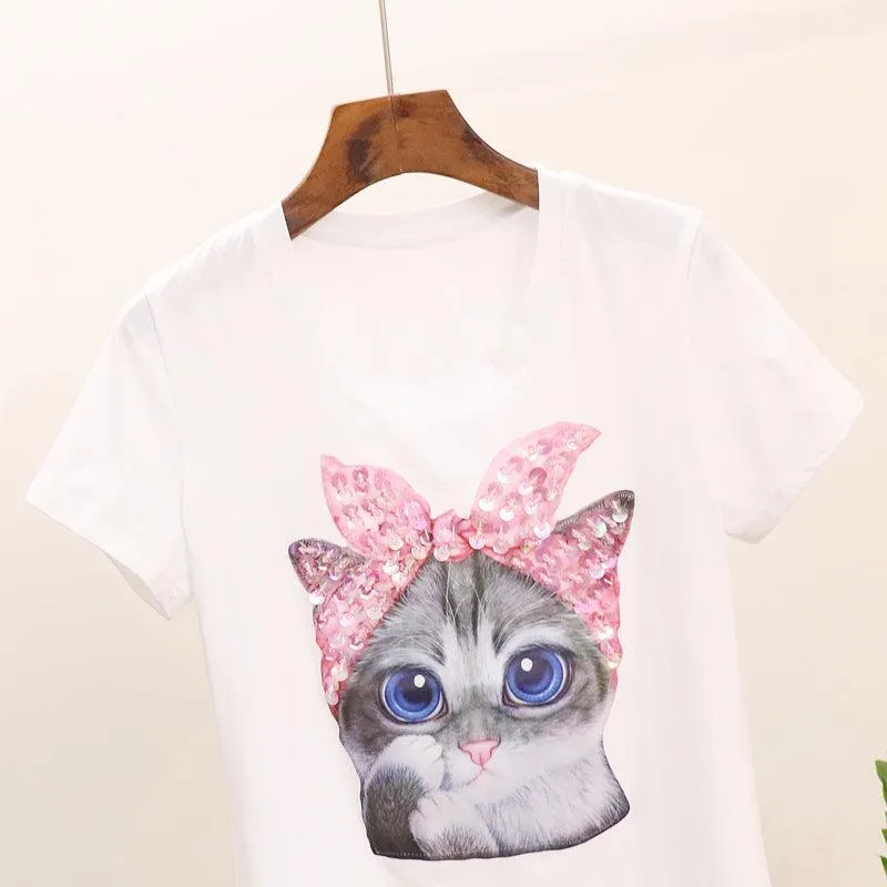 SO SERIOUS CAT FASHION TEE