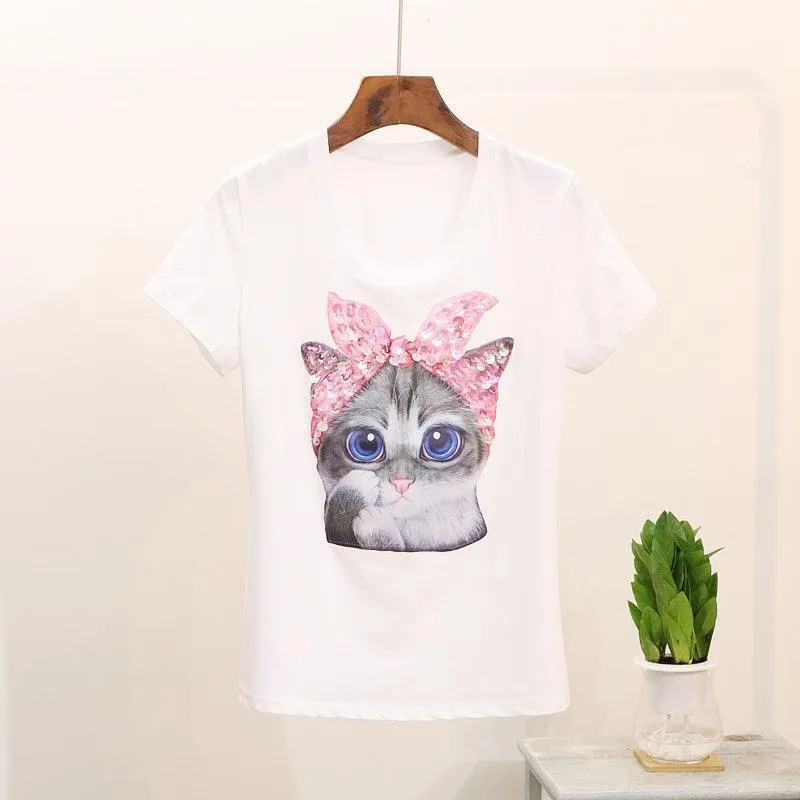 SO SERIOUS CAT FASHION TEE