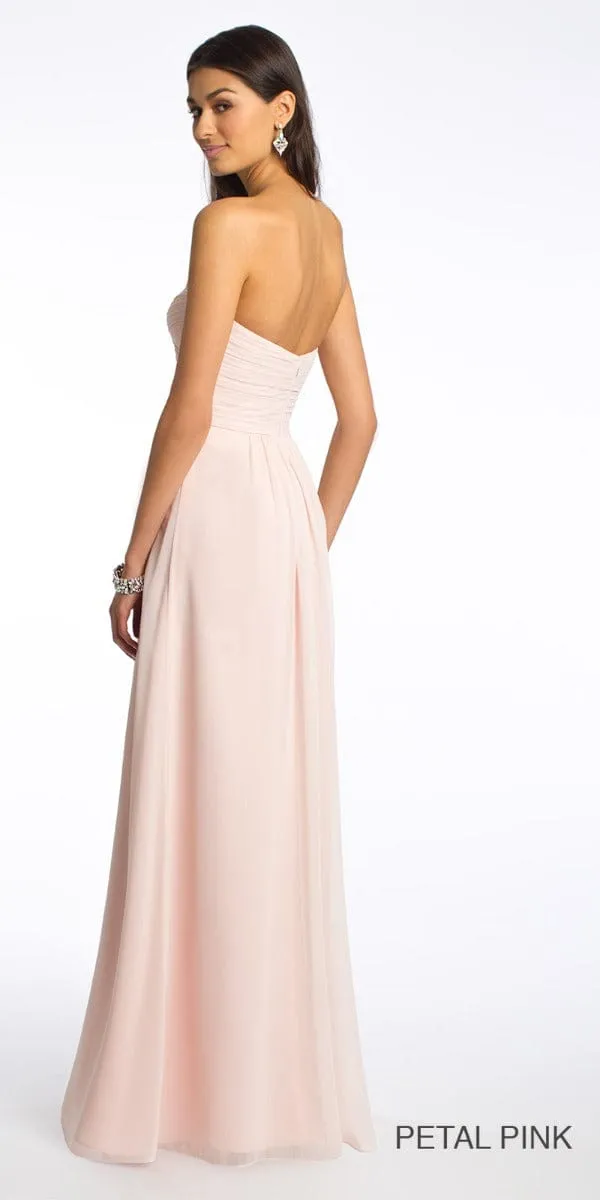 Strapless Criss Cross Bodice Dress - Petite