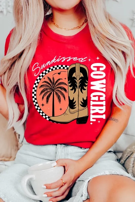 Sunkissed Cowgirl Graphic T Shirts