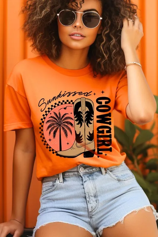 Sunkissed Cowgirl Graphic T Shirts