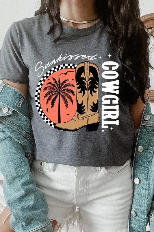 Sunkissed Cowgirl Graphic T Shirts