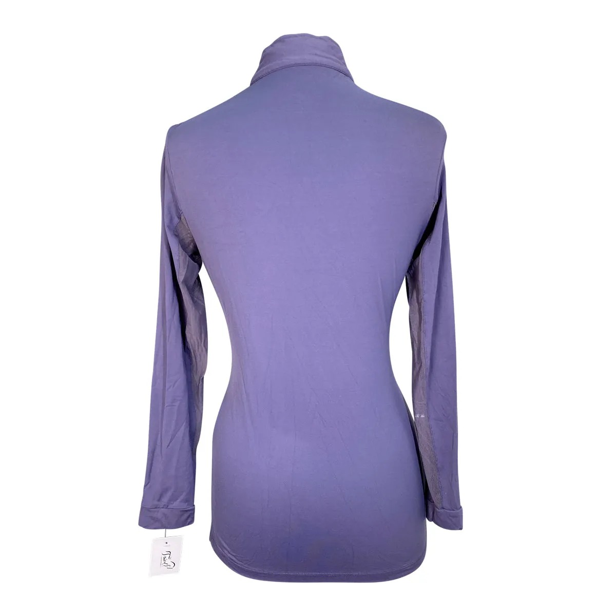 Tailored Sportsman 'Ice Fil' Long Sleeve Shirt in Pansy Purple - Women's Medium