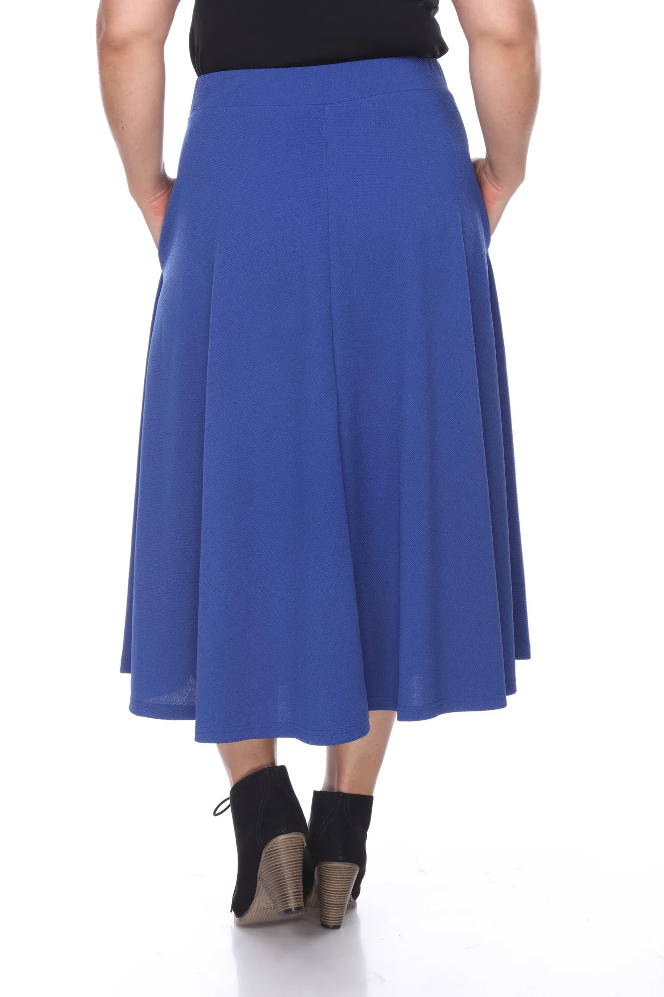 Tasmin Flare Midi Skirts - Plus