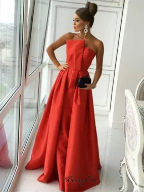 Unique Strapless Design 2020 Prom Dresses, Newest Prom Dresses, Long Prom Dresses