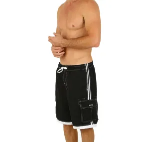 Uzzi Long Cargo Swim Shorts